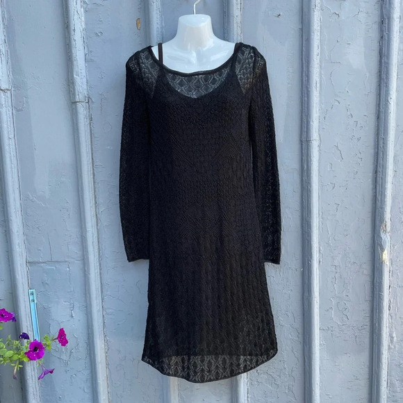 Missoni black knit shift dress,  size 40 (Size US 4) - Picture 2 of 16